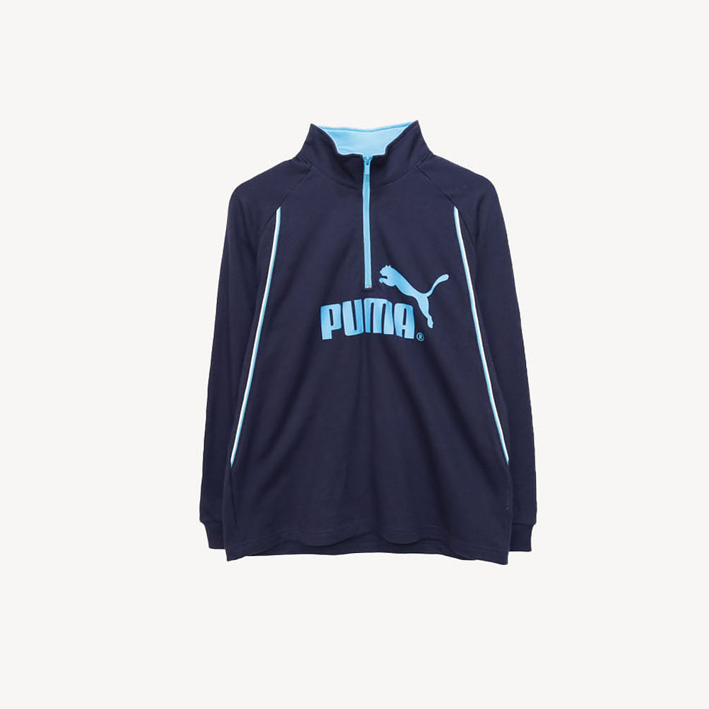 [새제품] PUMA 푸마 하프집업 레글런 티셔츠 KIDS_160