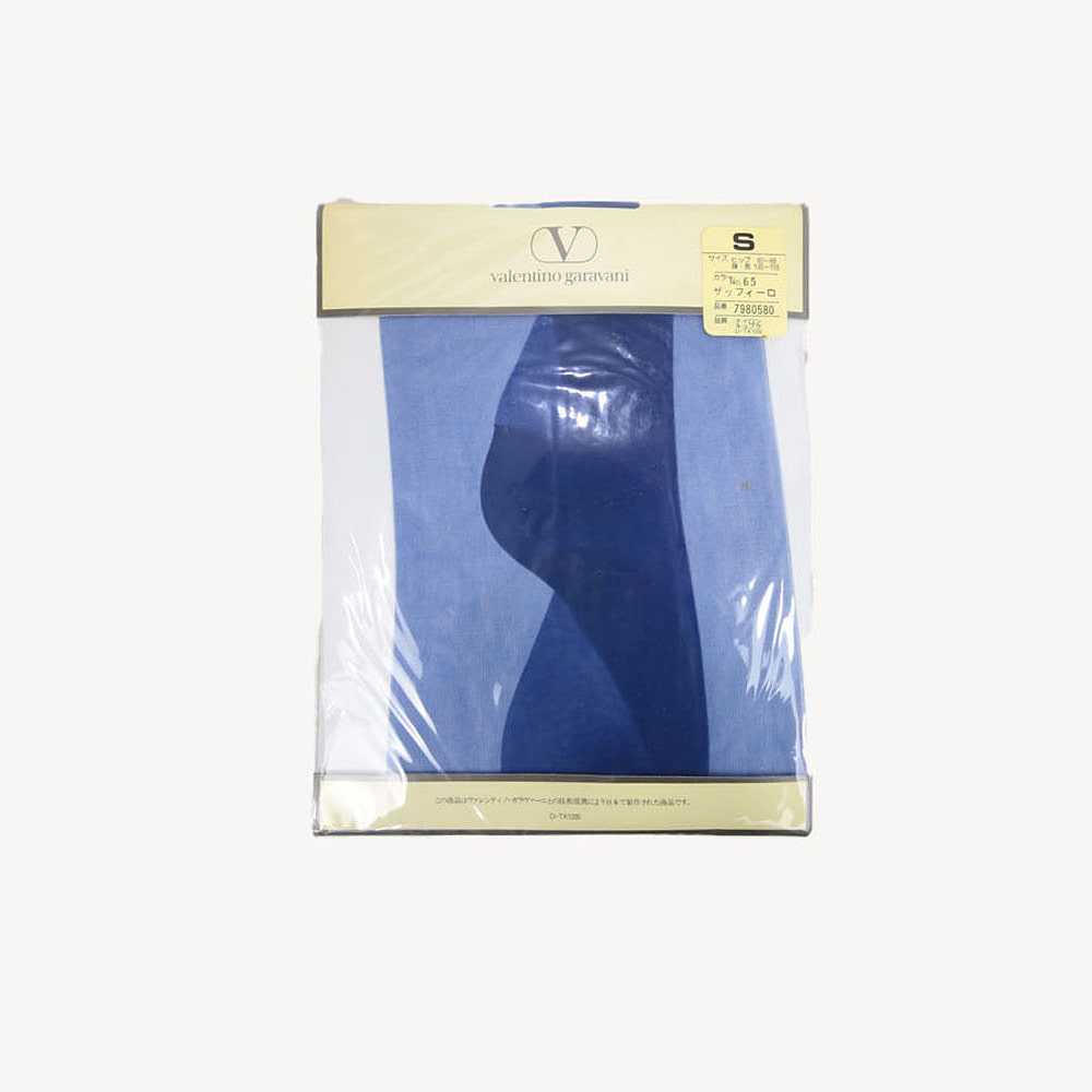 [새제품] VALENTINO GARAVANI 블루 컬러 스타킹 S
